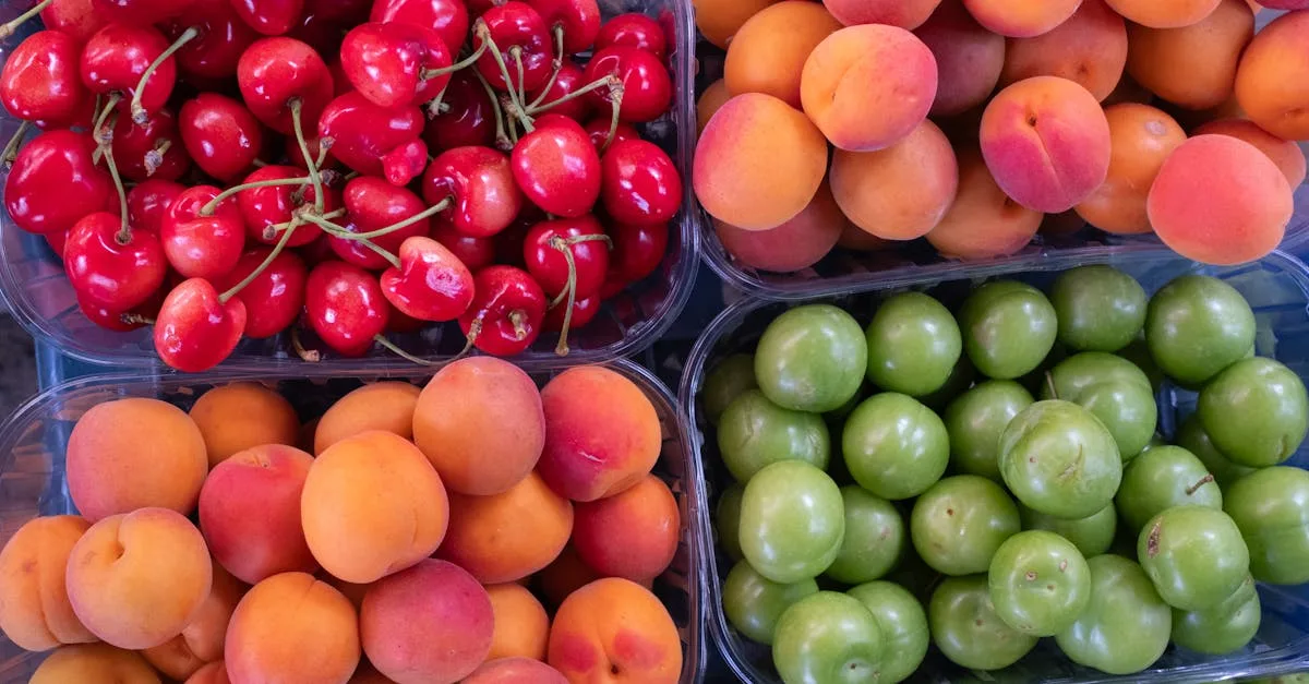 découvrez une variété de fruits frais et savoureux pour une alimentation saine et équilibrée.
